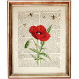 Floral Nature Scene Wall Decor