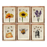 Set of 6 Botanical Dictionary Art Prints, Botanical Chronicles Decor