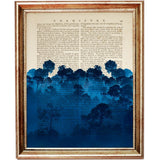 Set of 8 Forest Dictionary Art Prints, Enchanted Forest Poster