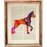 Dog Silhouette Art Prints, Set of 3 Nursery Wall Decor, Abstract Poster for Kids Room