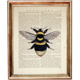 Bumble Bee Wall Art Set 3 Piece Honeycomb & Beehive Prints Nursery Decor